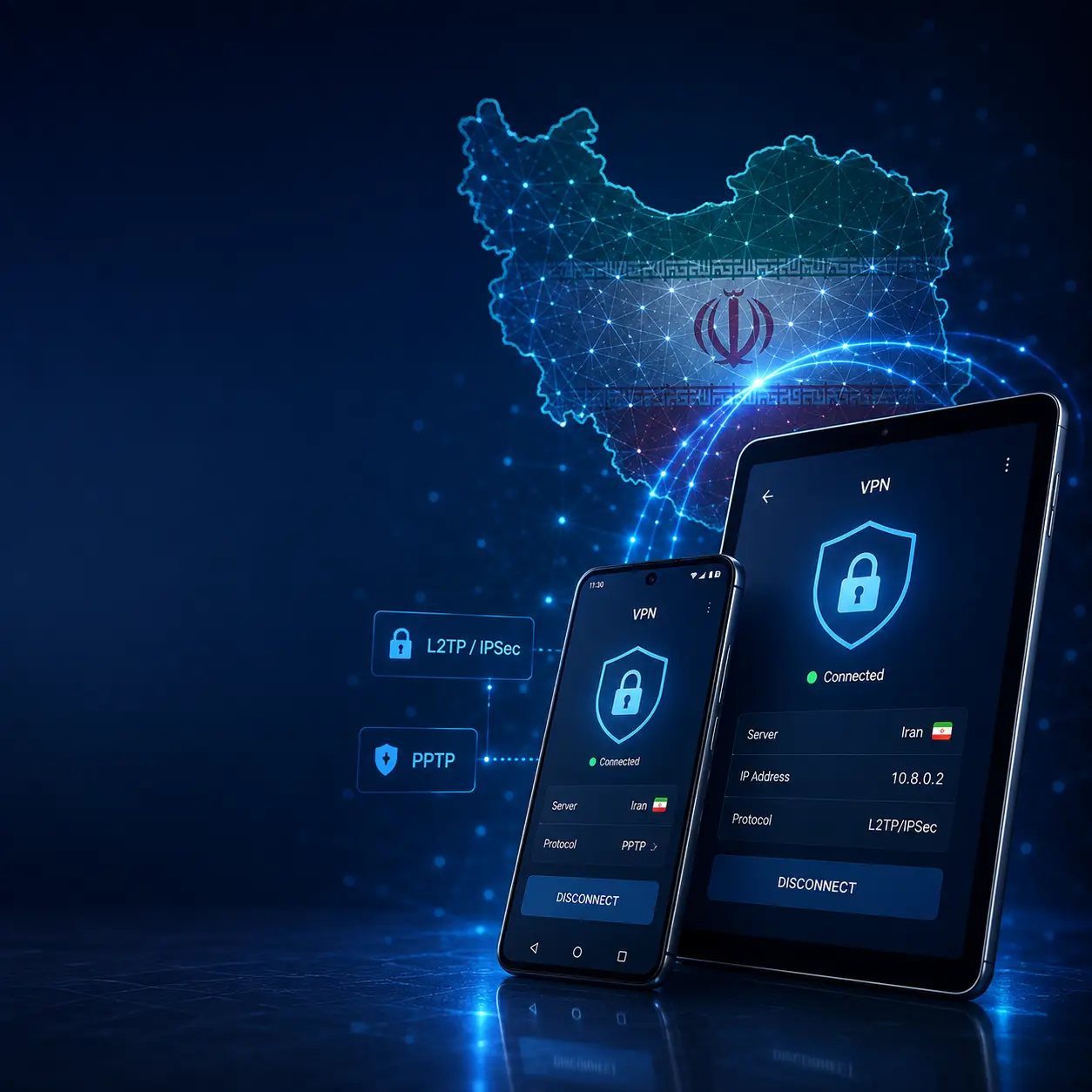 اتصال vpn ایران در اندروید