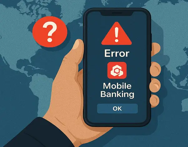 هنگامی که با یک IP غیرایرانی به سایت بانک ملت مراجعه می‌کنید