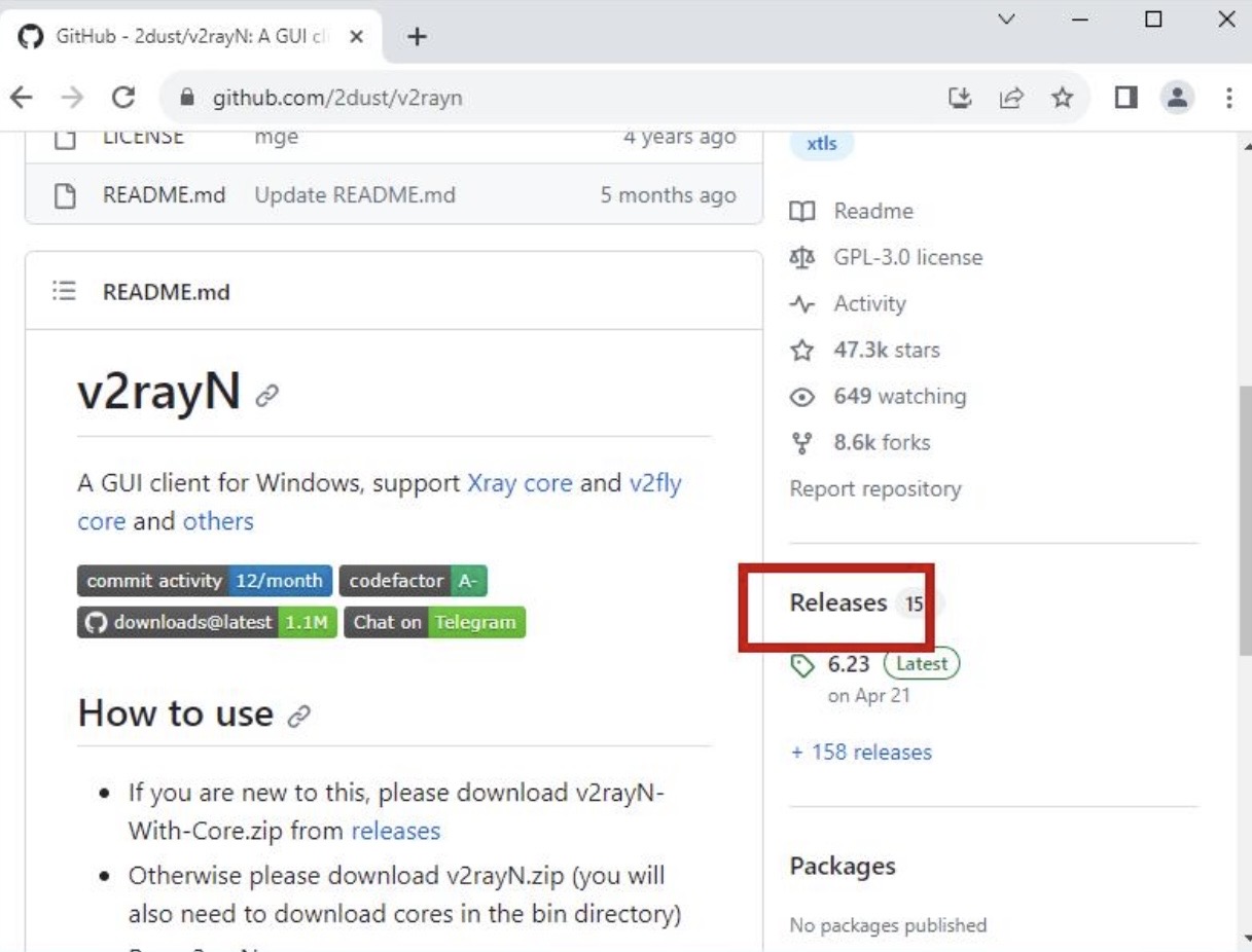 آموزش کامل اتصال به IP ایران با V2rayn برای تمام نسخههای ویندوز 6